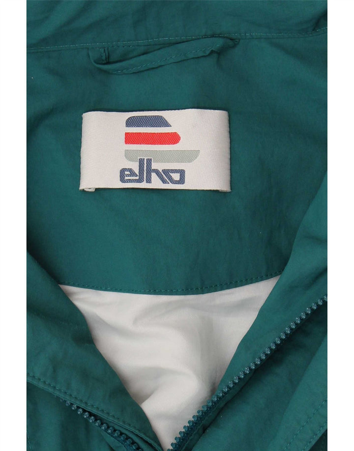 Jaqueta corta-vento masculina Elho com capuz UK 42 XL azul