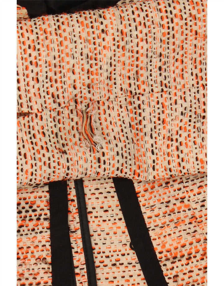 L.K. Conjunto feminino de 2 peças de manga 3/4 Bennett Reino Unido 10 pequeno laranja manchado