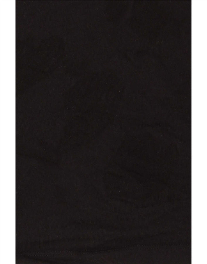 Top gráfico masculino Levi's manga comprida grande algodão preto