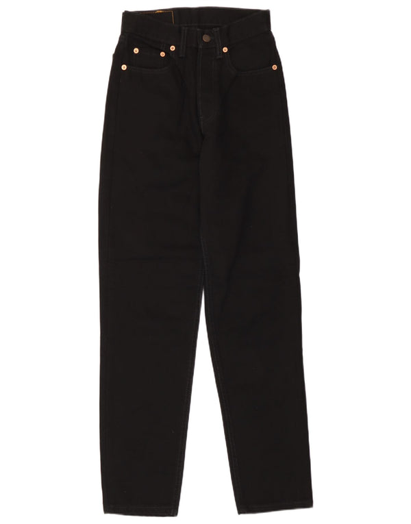 Calça jeans feminina Levi's 891 Tapered W26 L30 algodão preto