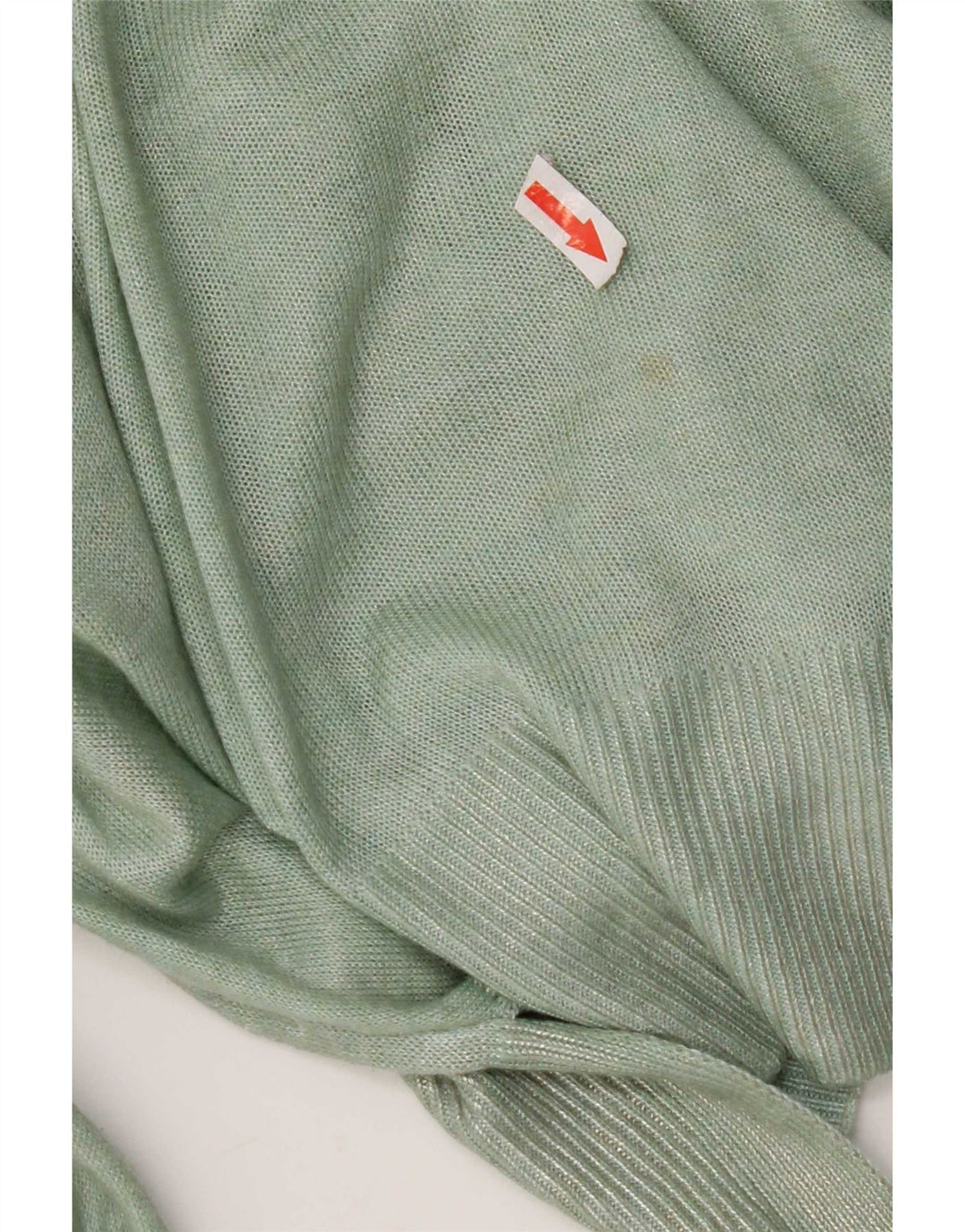 Zara Suéter feminino com gola canoa e gola redonda Reino Unido 14 verde médio