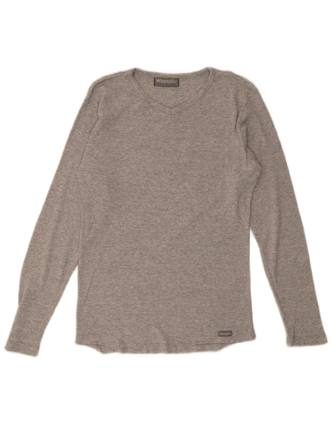 Wrangler Top feminino manga comprida UK 14 grande cinza