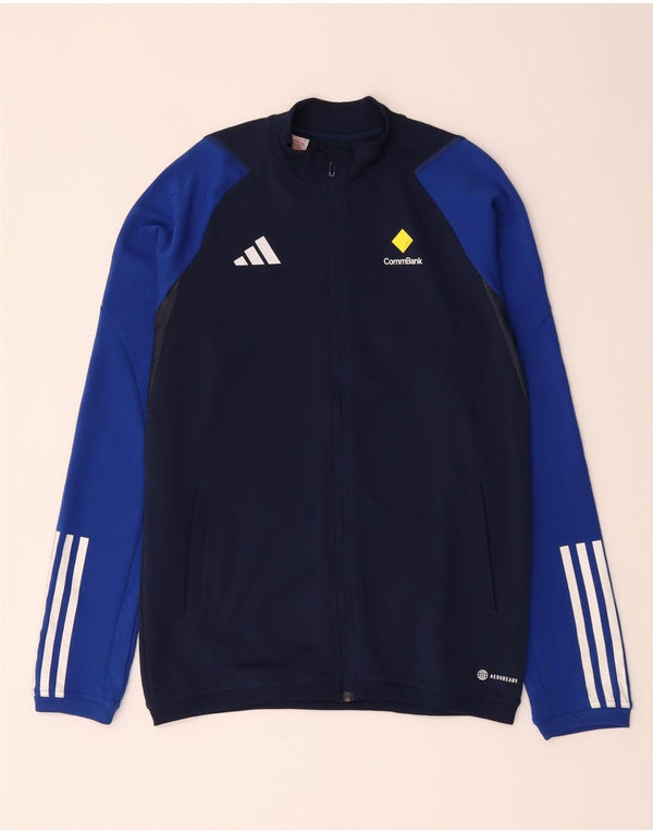Casaco de treino Adidas Boys Aeroready Top 15-16 anos azul marinho