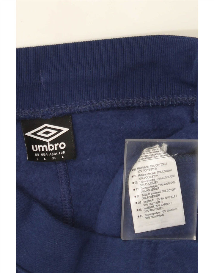 Umbro Mens Sport Shorts Grande Algodão Azul Marinho
