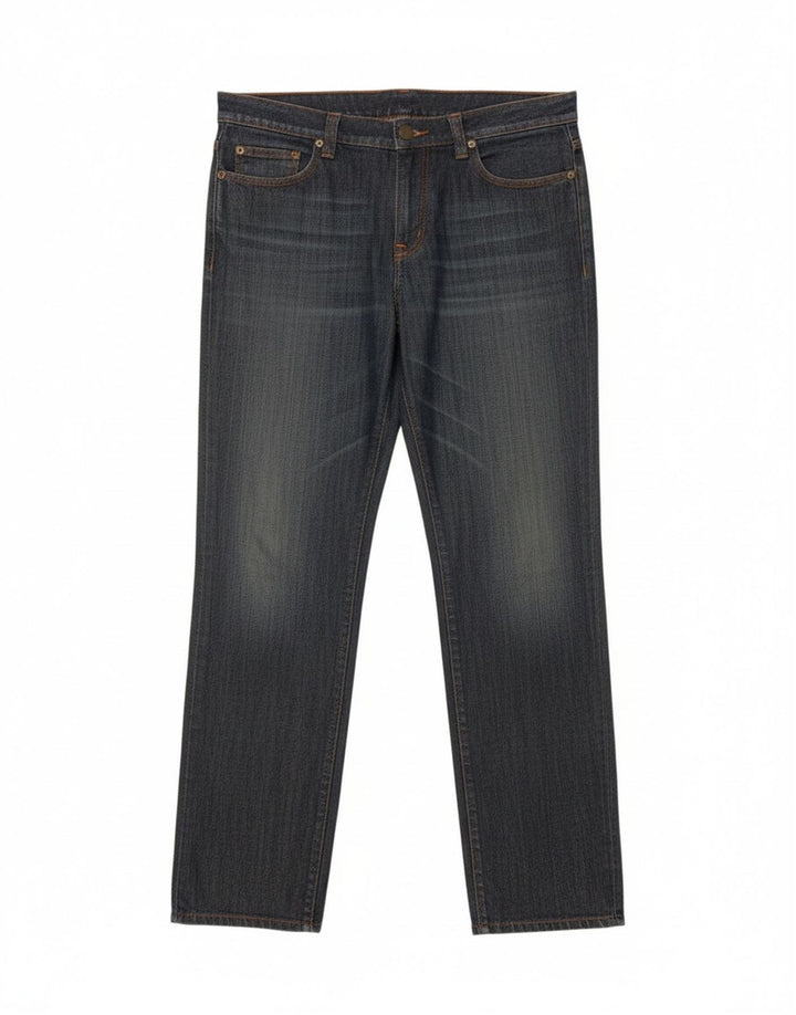 Iceberg Jeans Slim Feminino W32 L32 Azul Marinho Algodão