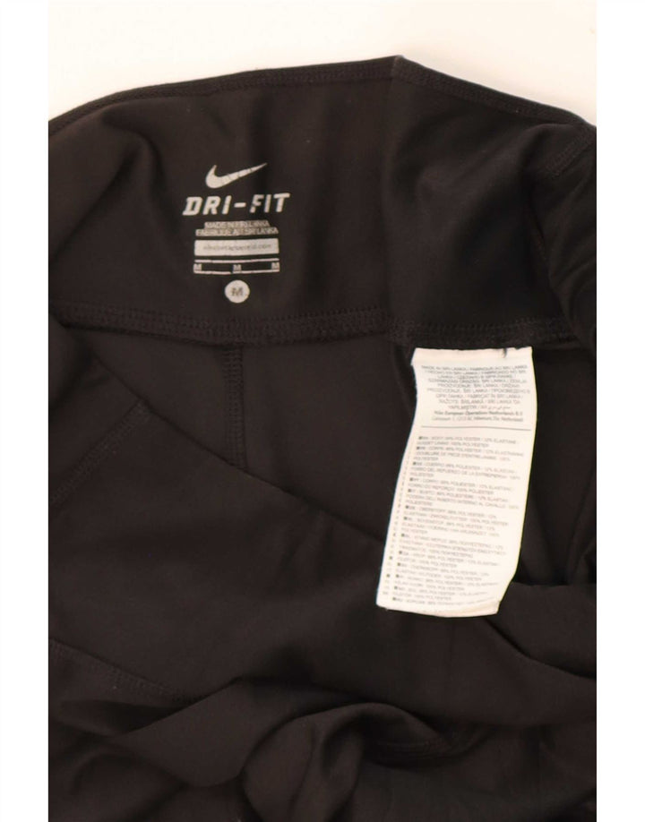 Calça de treino feminina Nike Dri Fit UK 14 poliéster preto médio