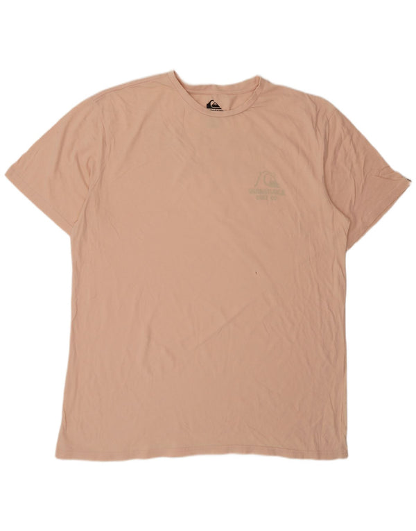 Camiseta masculina Quiksilver Regular Fit Top 2XL algodão rosa