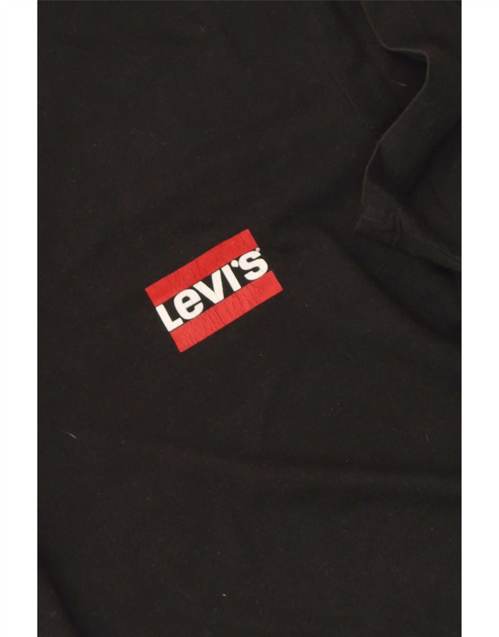 Camiseta masculina Levi's grande algodão preto