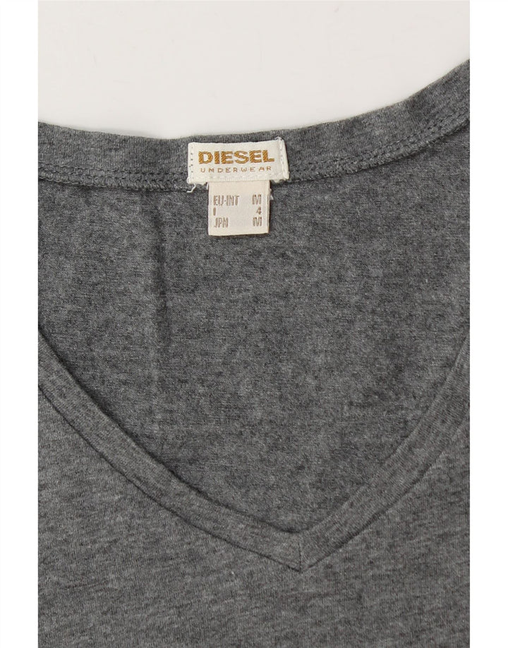Camiseta feminina DIESEL UK 12 cinza médio