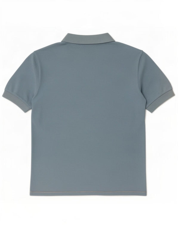 Camisa polo masculina Wrangler azul médio