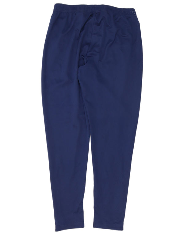 Calças de treino ADIDAS masculinas Aeroready grandes poliéster azul marinho