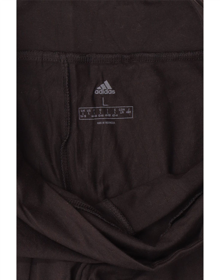 Leggings ADIDAS Feminino UK 16/18 Grande Preto