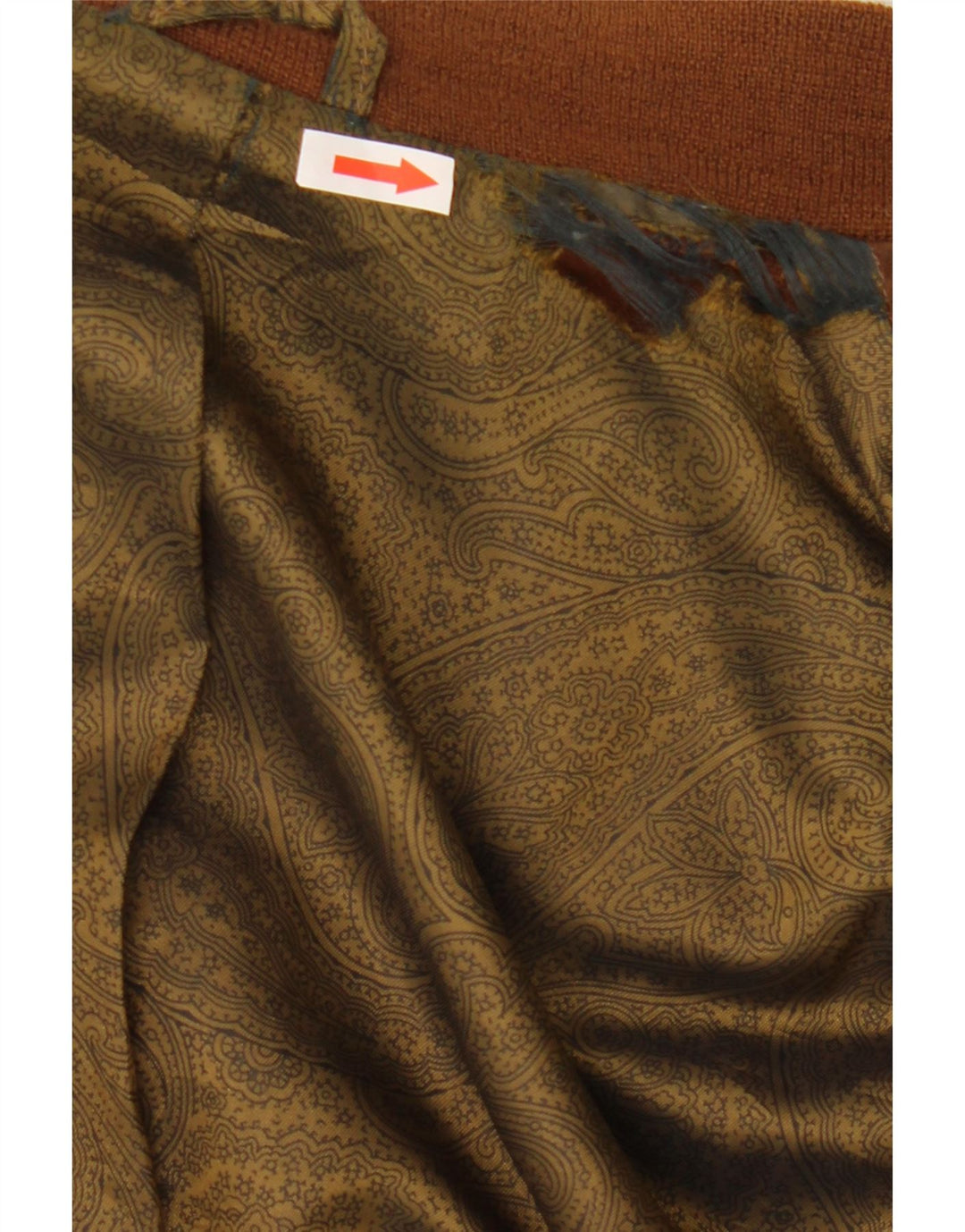 Jaqueta bomber masculina vintage de camurça IT 54 2XL couro marrom