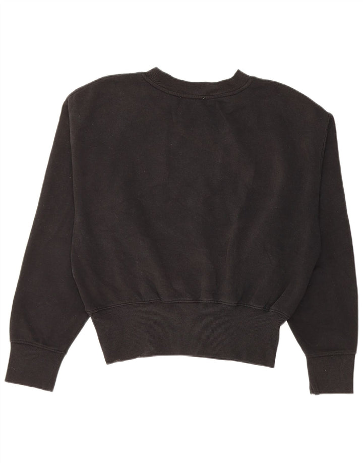 Zara moletom feminino jumper UK 16 grande preto