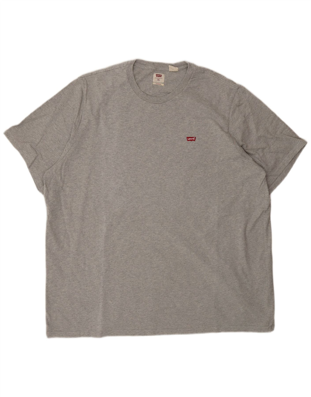 Camiseta masculina padrão Levi's 2XL algodão cinza