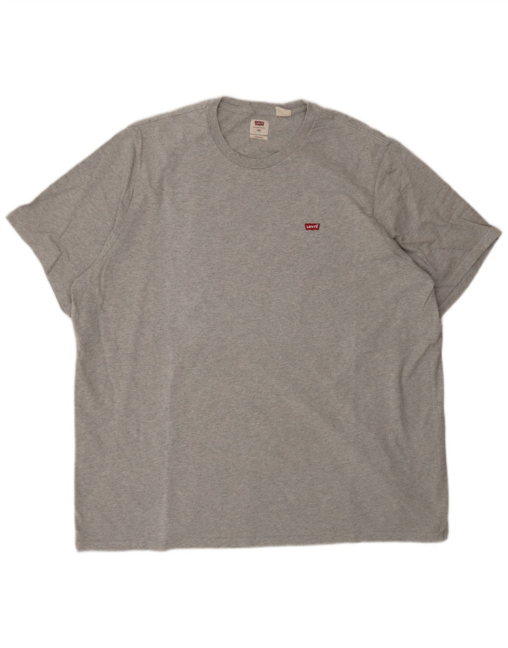 Camiseta masculina padrão Levi's 2XL algodão cinza
