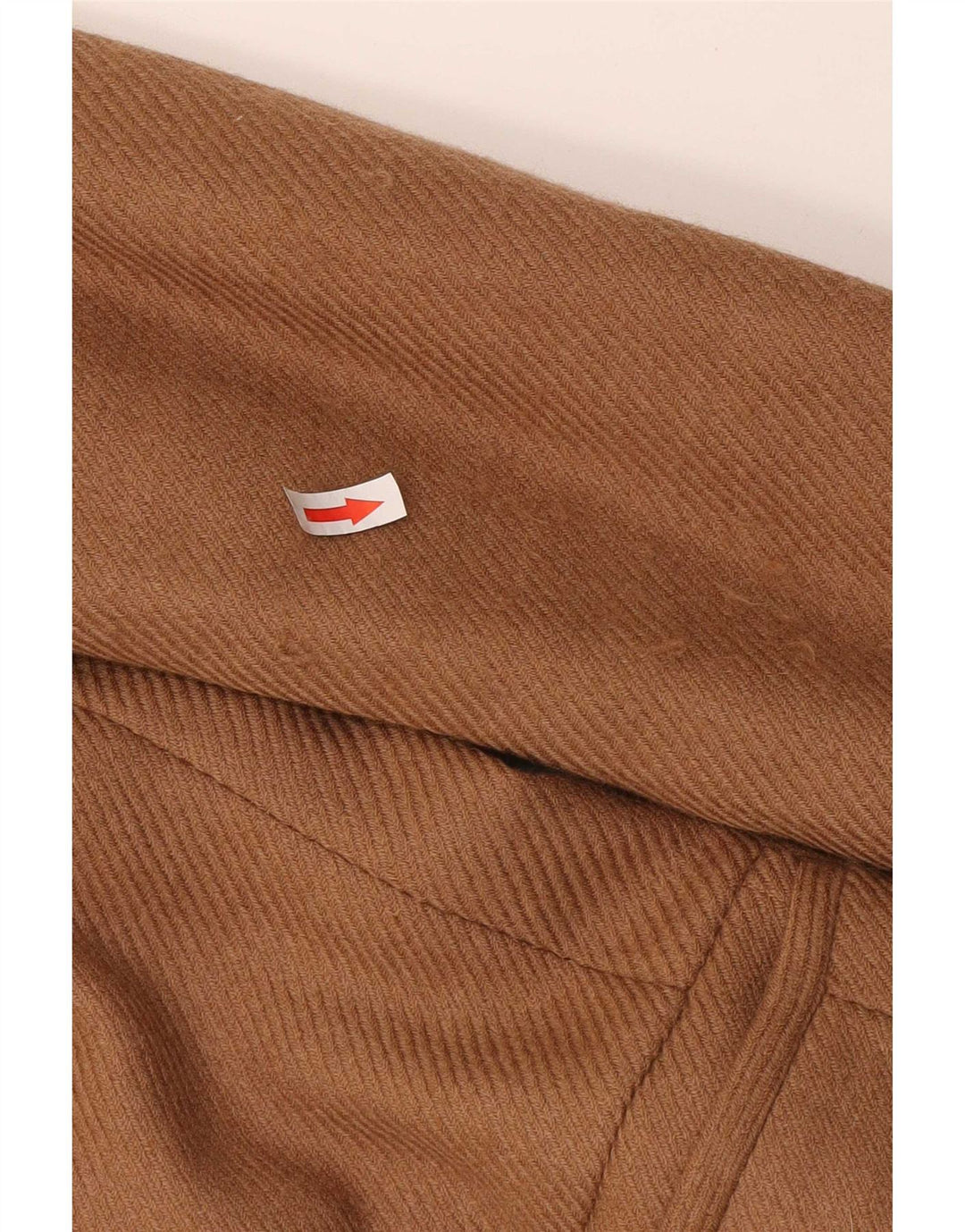 Sobretudo curto feminino vintage Reino Unido 14 bege médio estampa animal