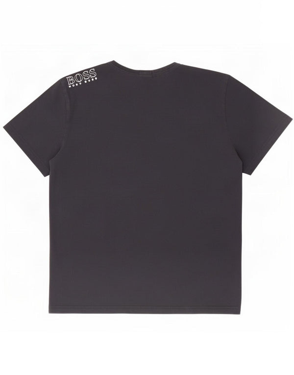 Camiseta masculina Hugo Boss Regular Fit Top 3XL algodão azul marinho