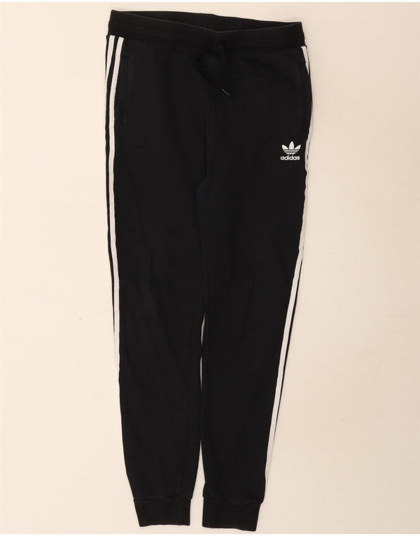 Adidas meninas calças de treino joggers 15-16 anos algodão preto