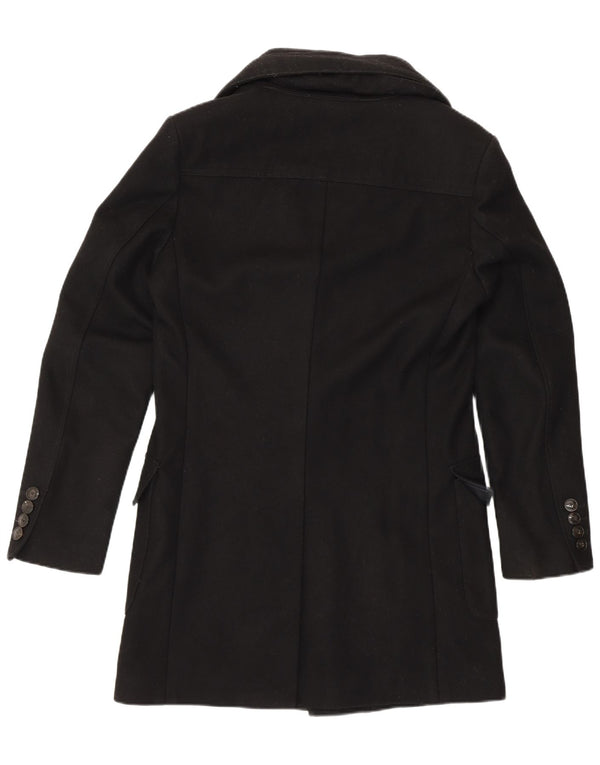 Sobretudo masculino Zara UK 36 pequeno lã preta