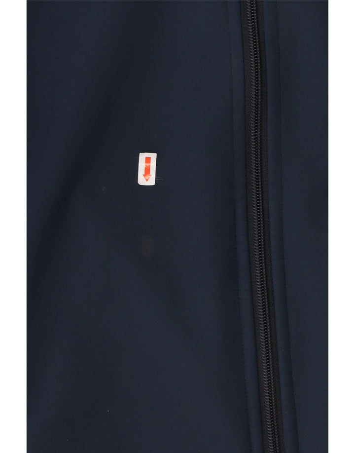 Jaqueta de treino masculina JACK WOLFSKIN Reino Unido 36/38 pequena azul marinho poliéster