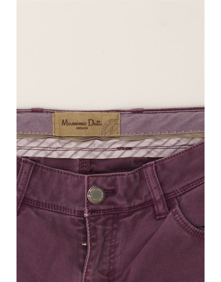 MASSIMO DUTTI Womens Skinny Jeans W28 L33 Purple Cotton Vintage Massimo Dutti and Second-Hand Massimo Dutti from Messina Hembry 