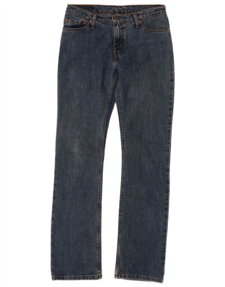 Jeans retos femininos LEVI'S W27 L32 algodão azul