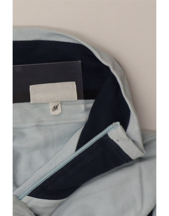 Jaqueta ASICS masculina de agasalho médio azul colorblock