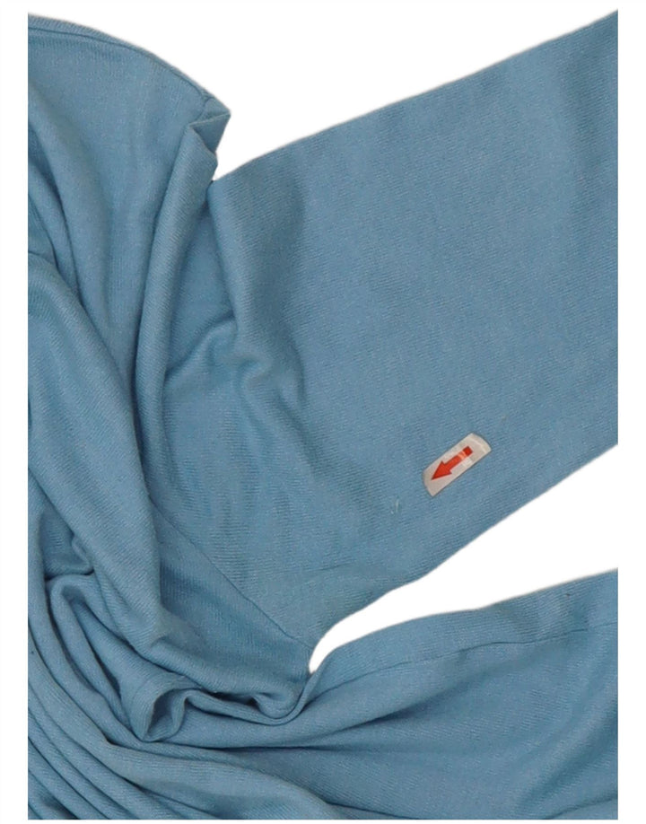 Zara Suéter masculino com gola redonda grande azul