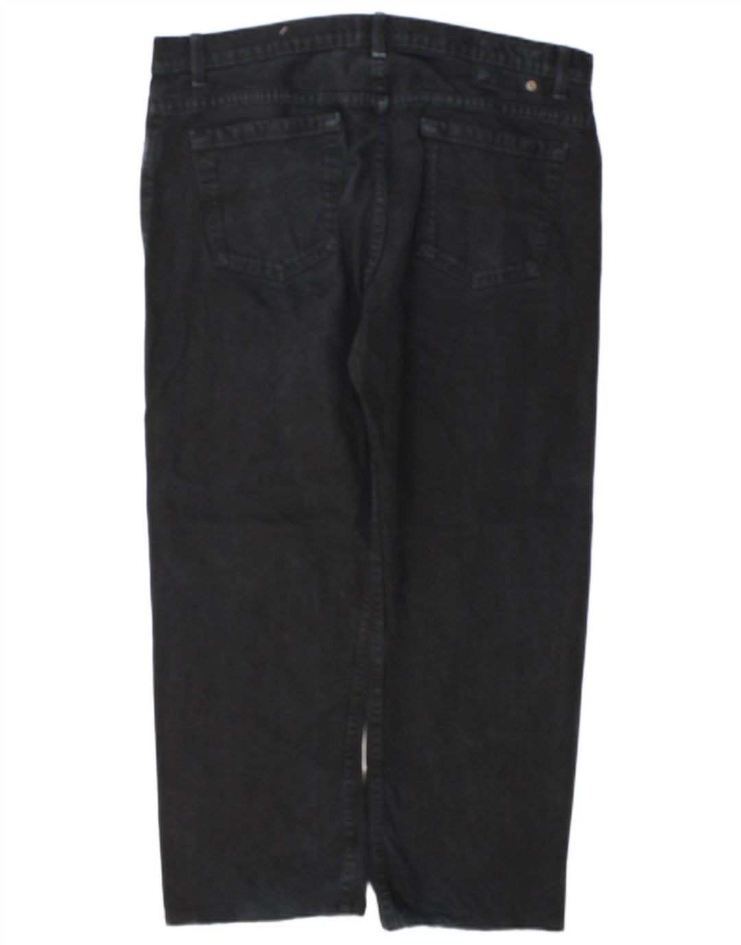 Jeans retos masculinos Marks & Spencer W36 L26 algodão preto