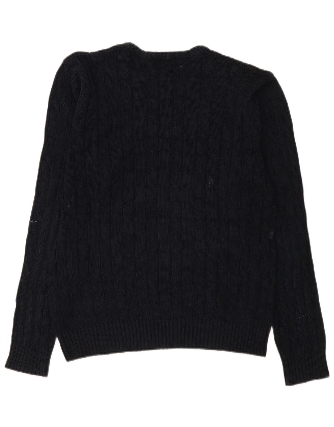 Suéter masculino Marks & Spencer Blue Harbor com gola redonda, azul marinho pequeno