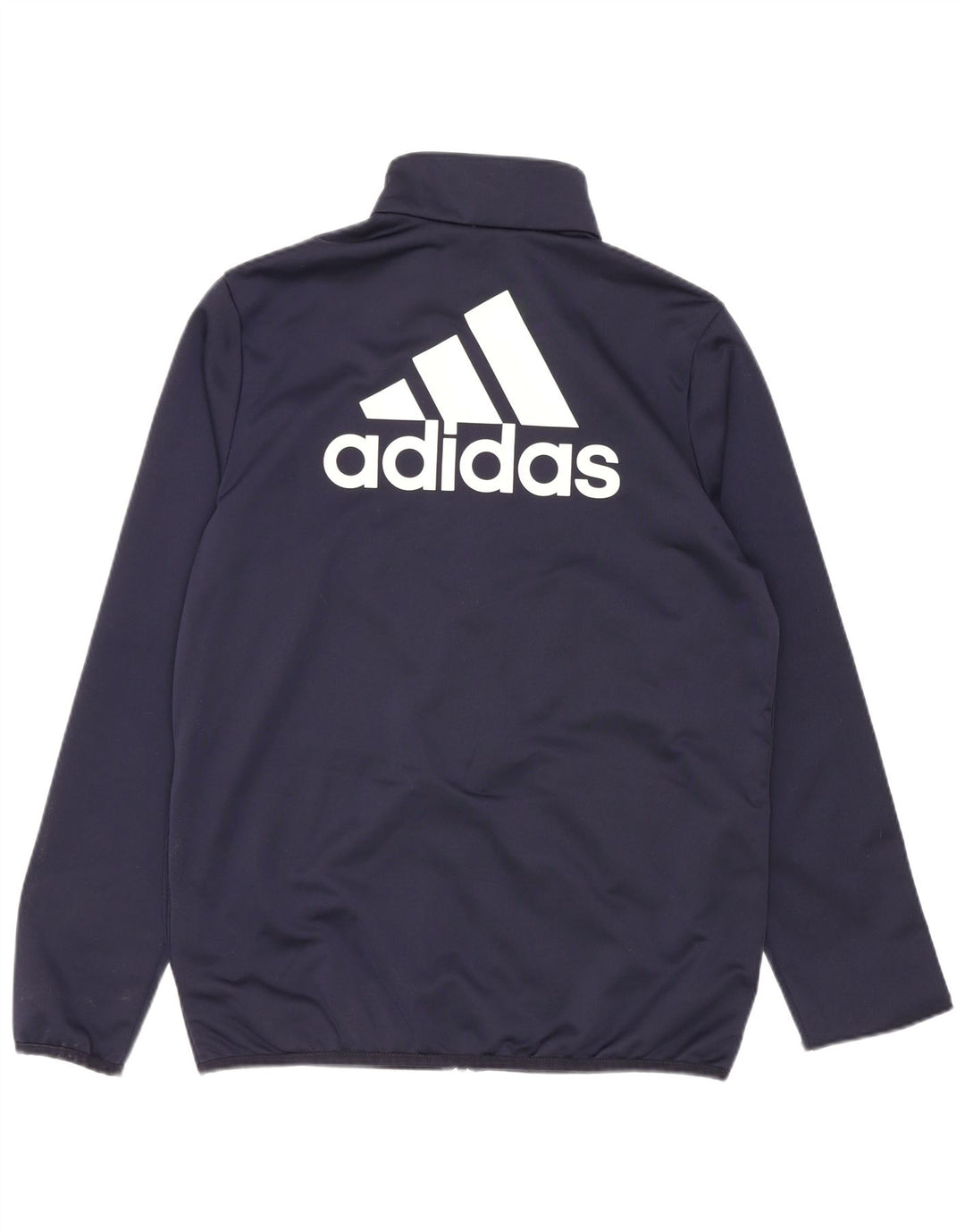 Casaco de treino gráfico Adidas Boys 13-14 anos azul marinho poliéster