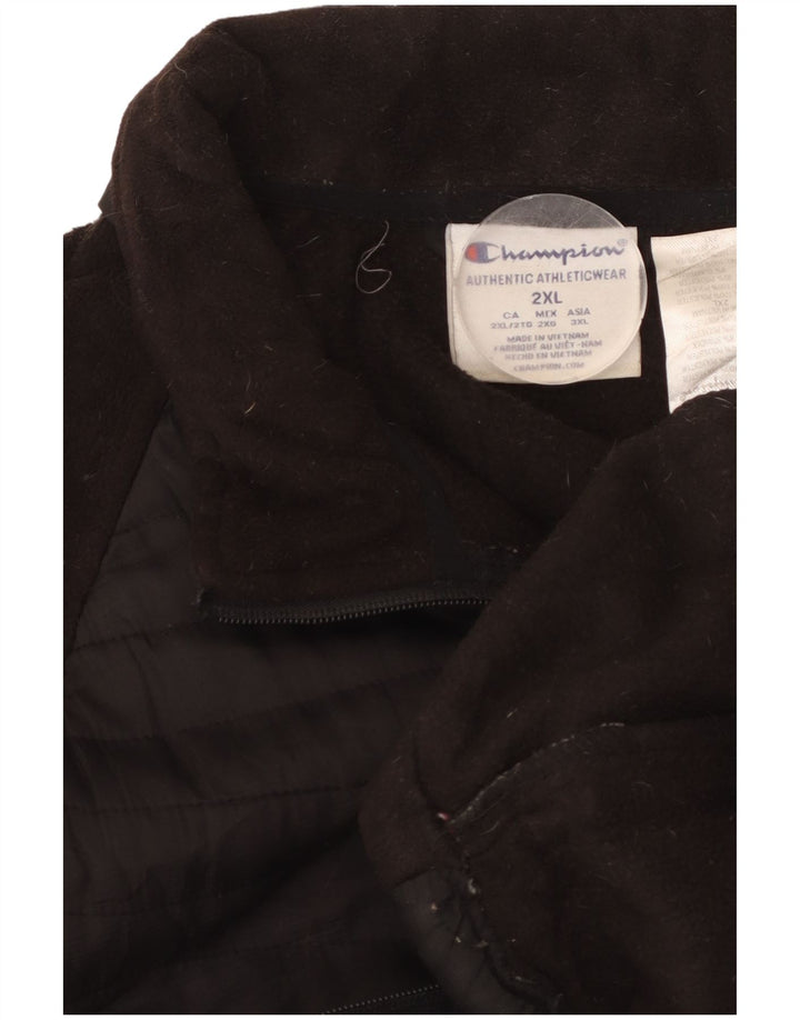 Jaqueta masculina de lã Champion UK 44 2XL poliéster preto