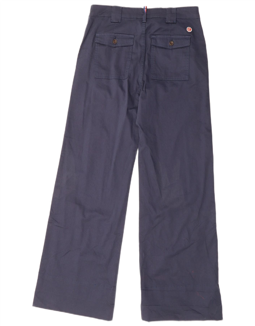 Calça capri feminina de perna larga COLMAR IT 42 médio W30 L21 azul marinho