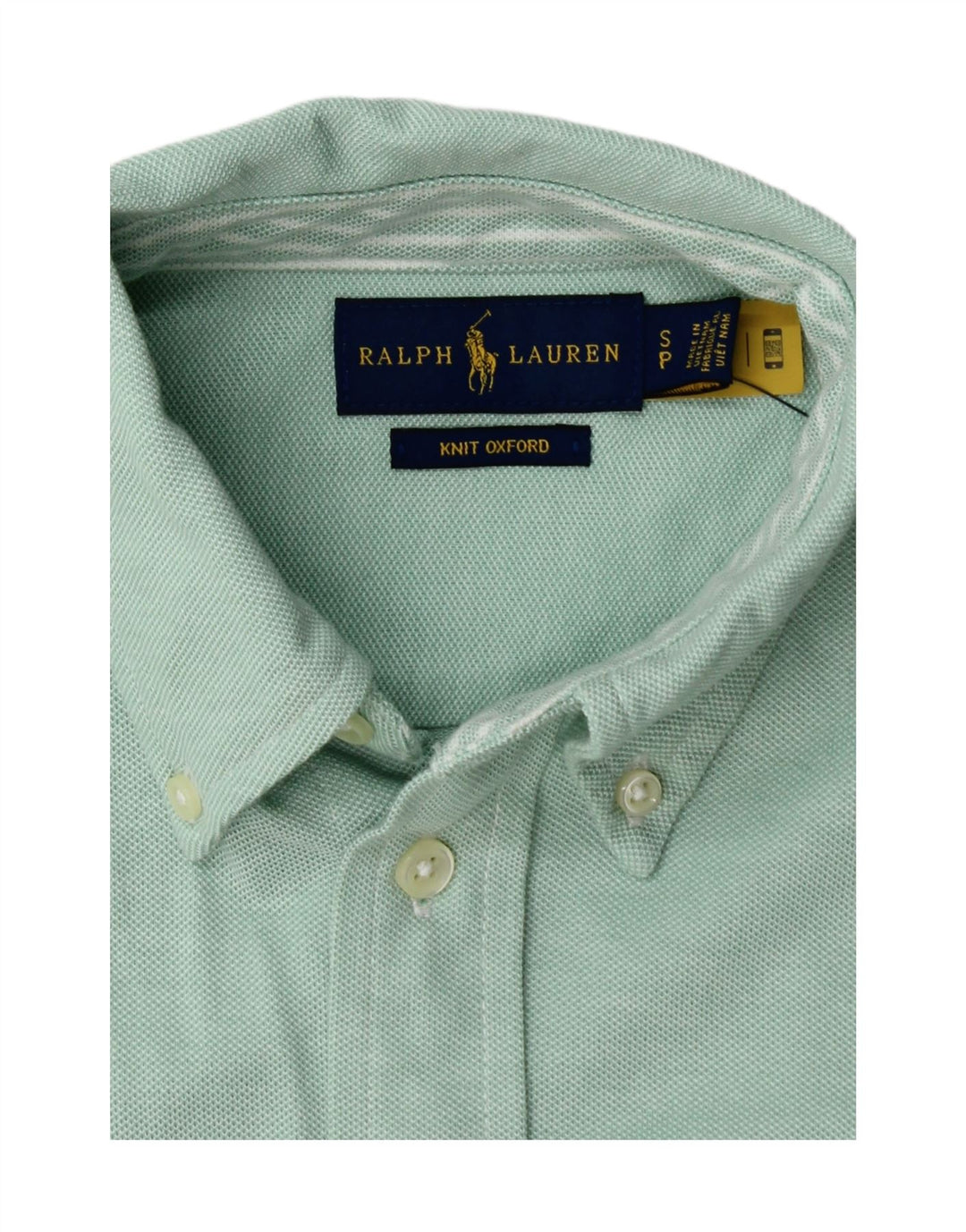 Ralph Lauren Masculino Pequeno Turquesa Algodão