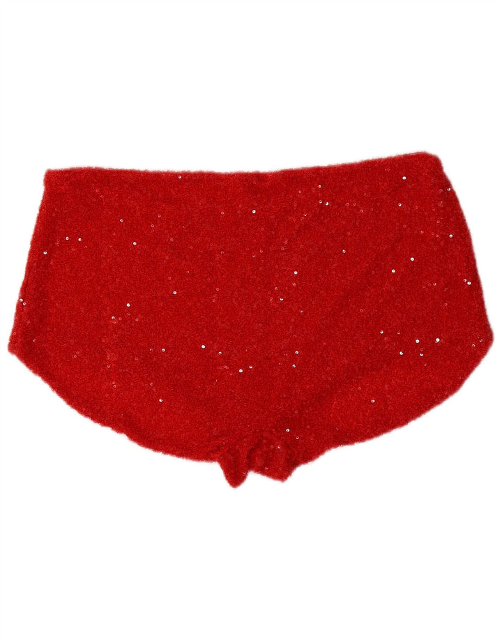 Calça quente feminina ZARA XL W36 vermelha