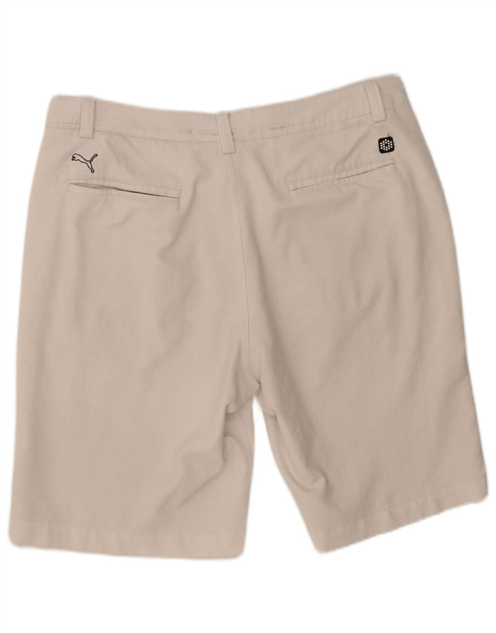 Puma Mens Chino Shorts W36 Grande Poliéster Branco
