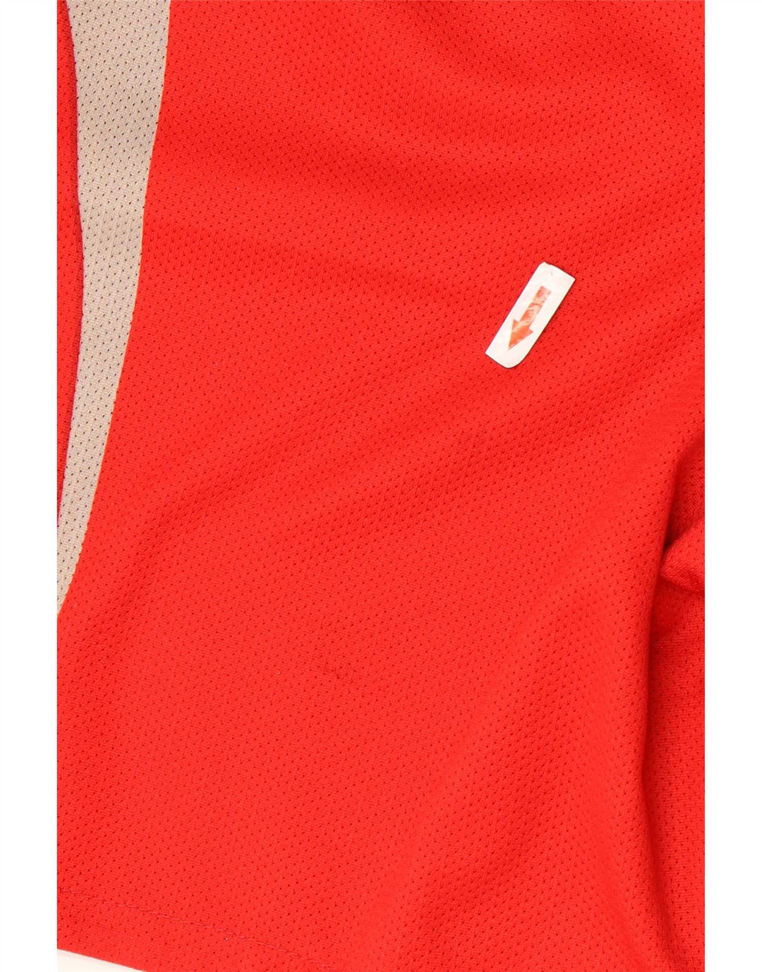 Shorts esportivos masculinos Champion grande poliéster colorblock vermelho