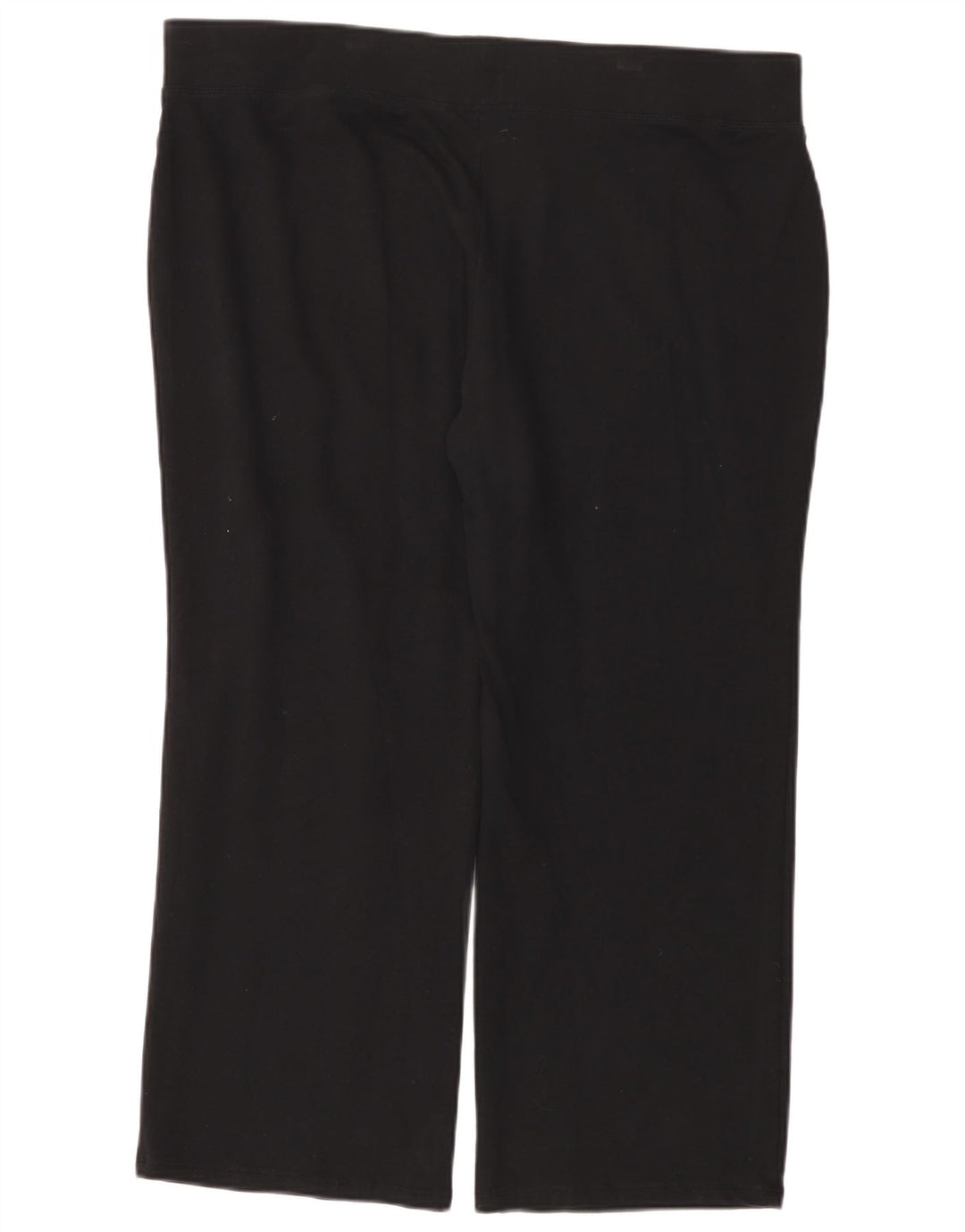 Calça de treino feminina MARKS & SPENCER UK 20 2XL algodão preto