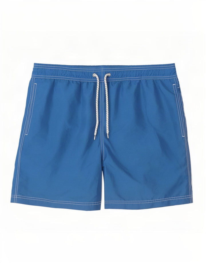 Shorts de natação masculino Marks & Spencer poliéster azul médio