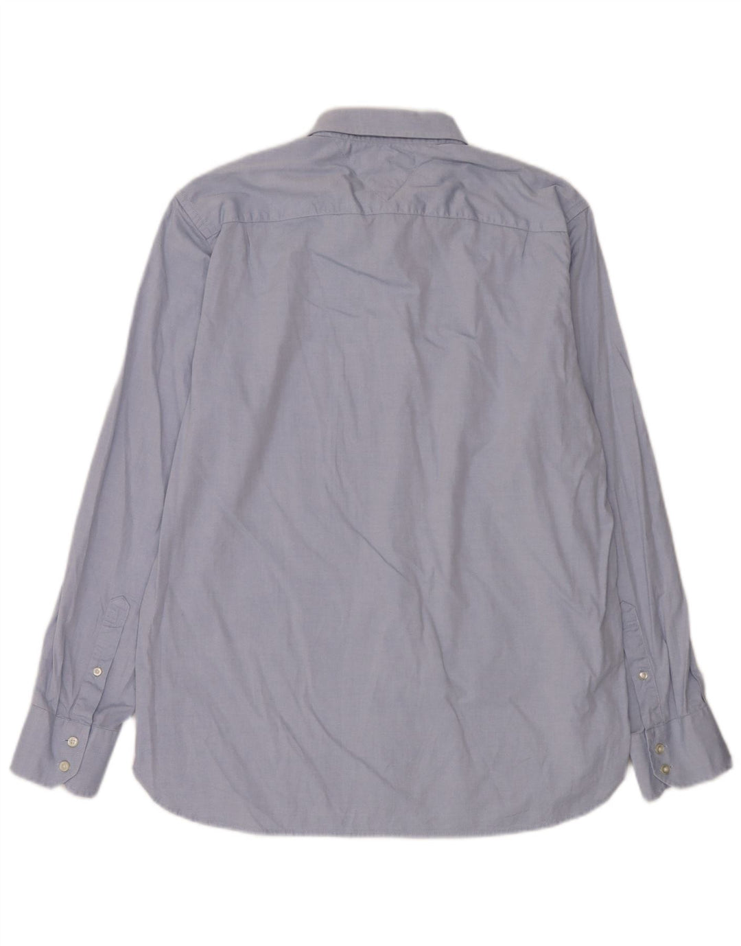Camisa masculina Tommy Hilfiger grande algodão azul