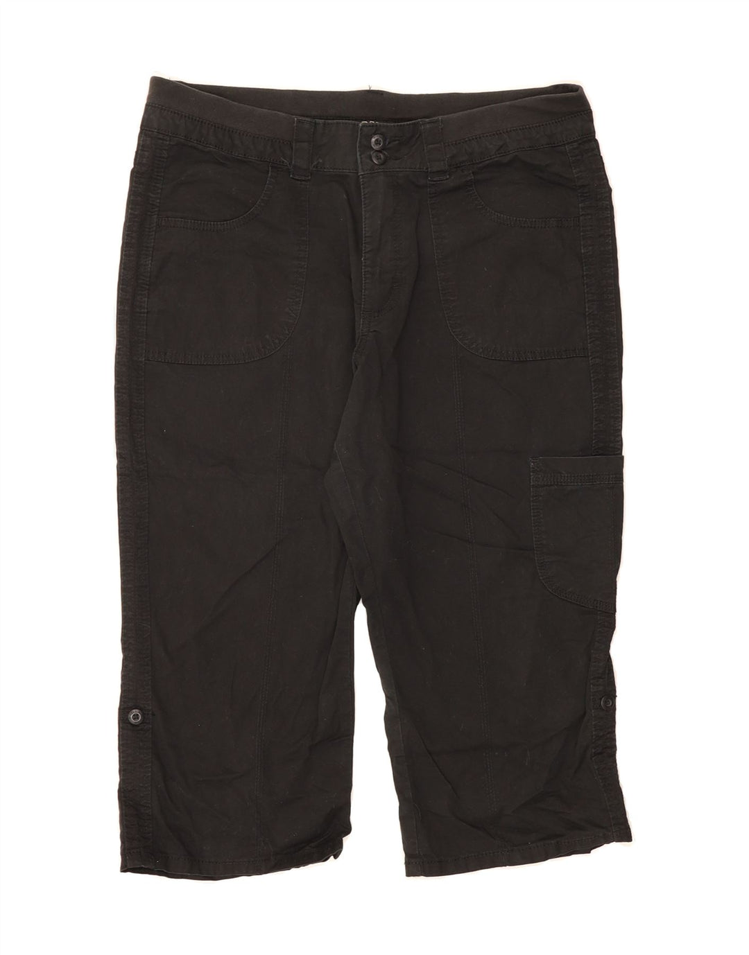LEE Womens Cargo Capri Trousers US 14 XL W36 L20  Black Cotton Vintage Lee and Second-Hand Lee from Messina Hembry 