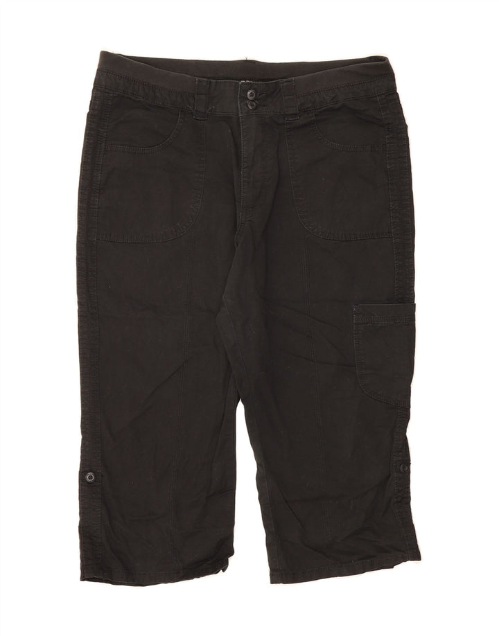 LEE Womens Cargo Capri Trousers US 14 XL W36 L20  Black Cotton Vintage Lee and Second-Hand Lee from Messina Hembry 