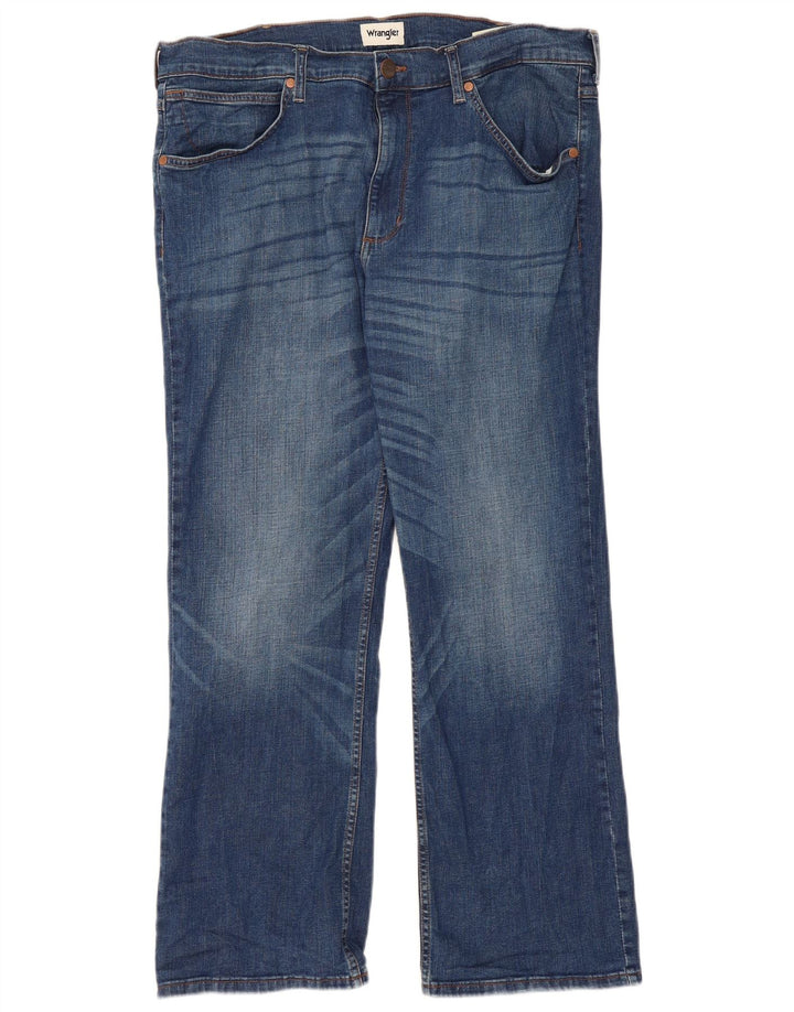 WRANGLER Masculino Bootcut Jeans W38 L30 Azul Algodão