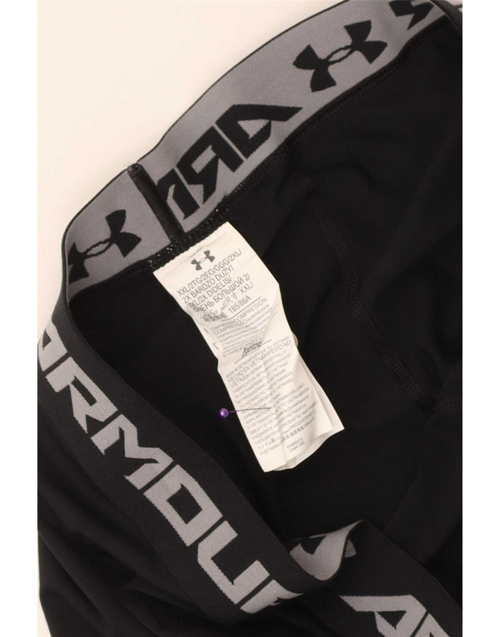 Under Armour Mens Graphic Capri Leggings 2XL Poliéster Preto