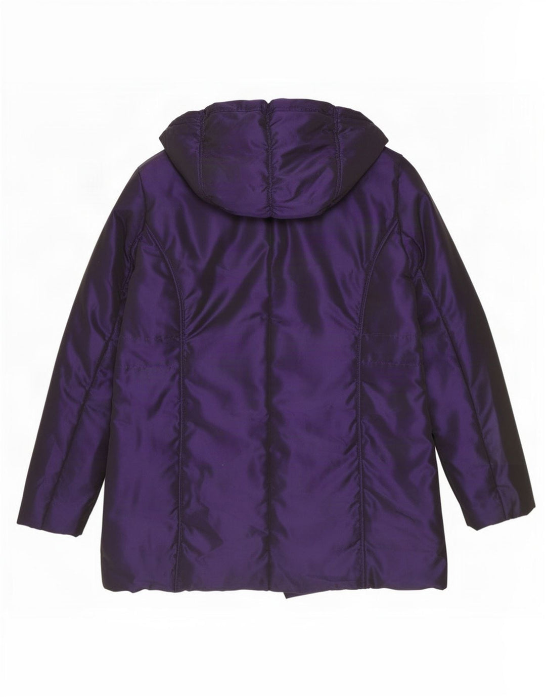 Casaco acolchoado de grandes dimensões feminino Paco Boutique poliéster roxo grande Reino Unido 16