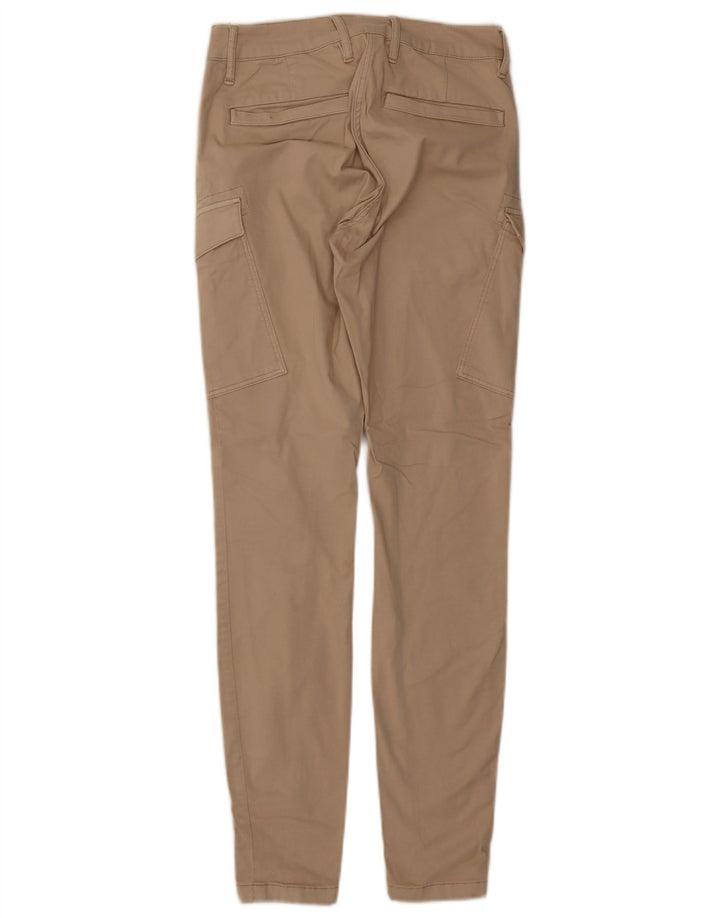 Calça cargo slim feminina G-STAR W26 L30 bege