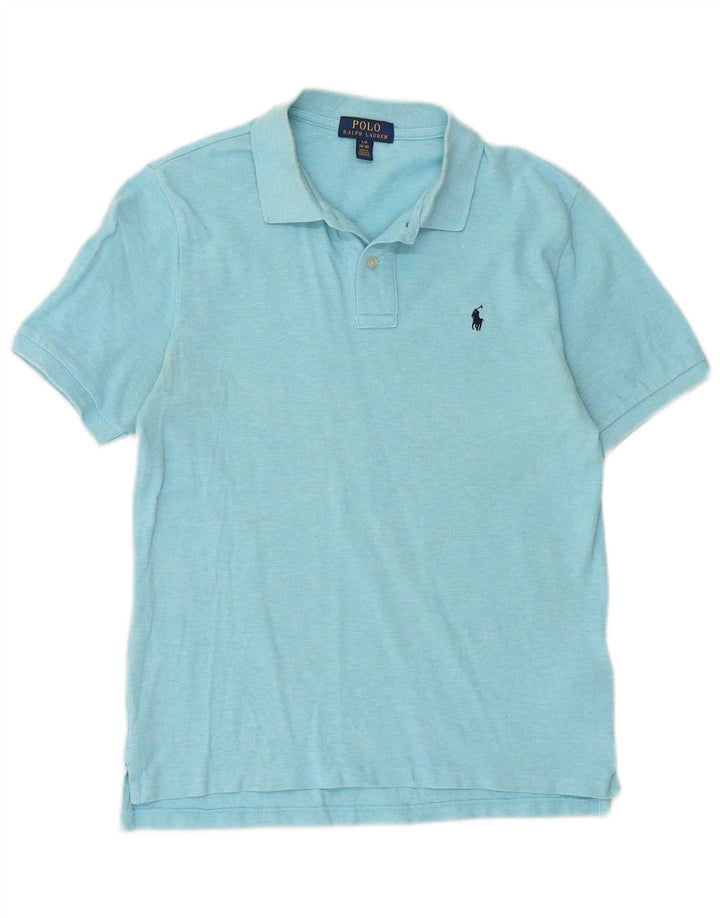 Camisa polo masculina POLO RALPH LAUREN 14-15 anos grande algodão azul
