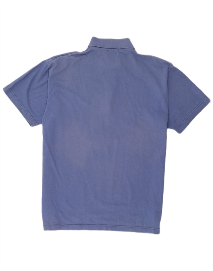 Camisa polo masculina Adidas grande algodão azul