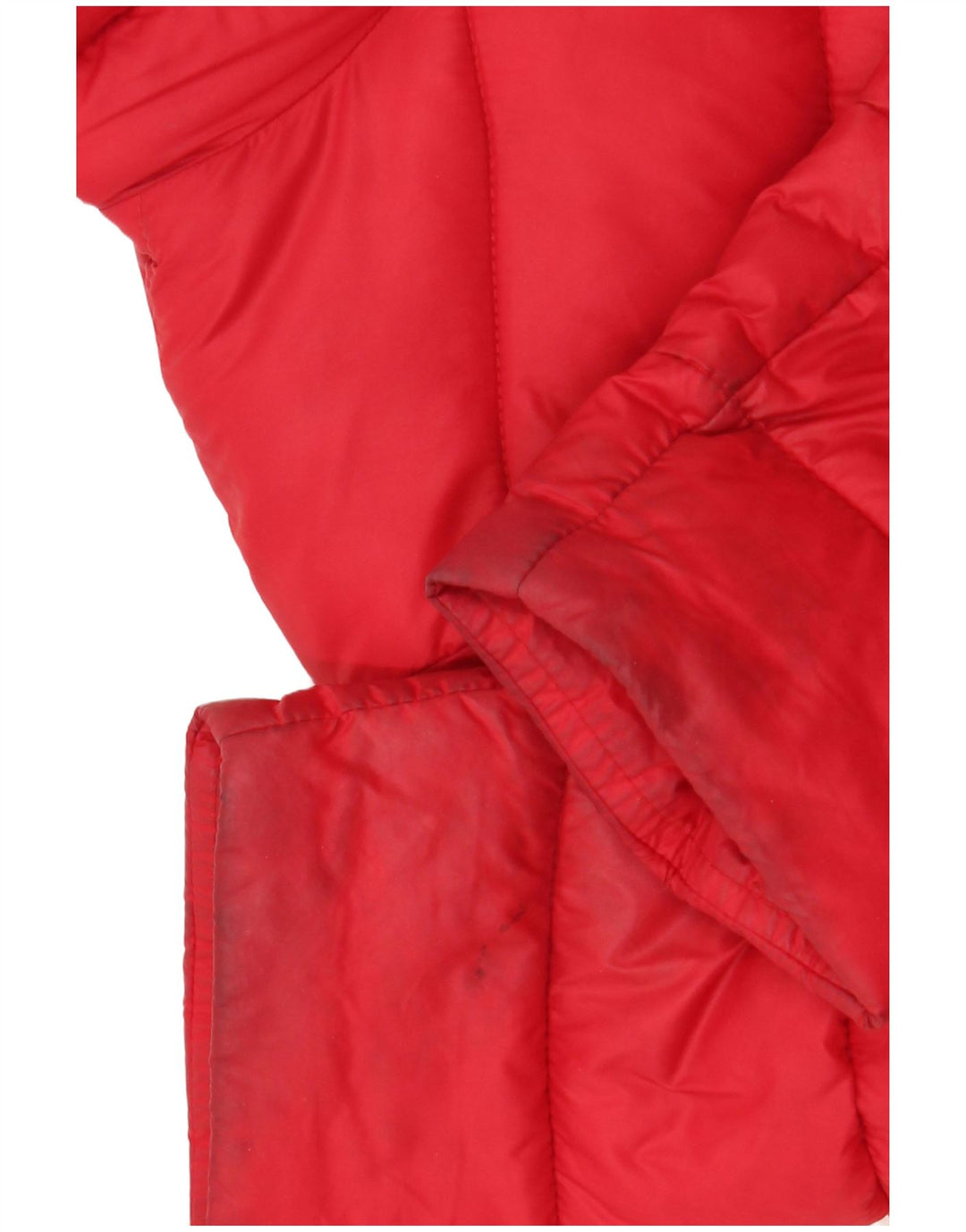 Jaqueta acolchoada masculina Barbour UK 8 pequena poliamida vermelha